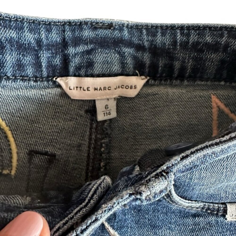 Marc Jacob’s & DL1961 | Little Girl Blue & White Denim Short Bundle Size 6 - Picture 6 of 8
